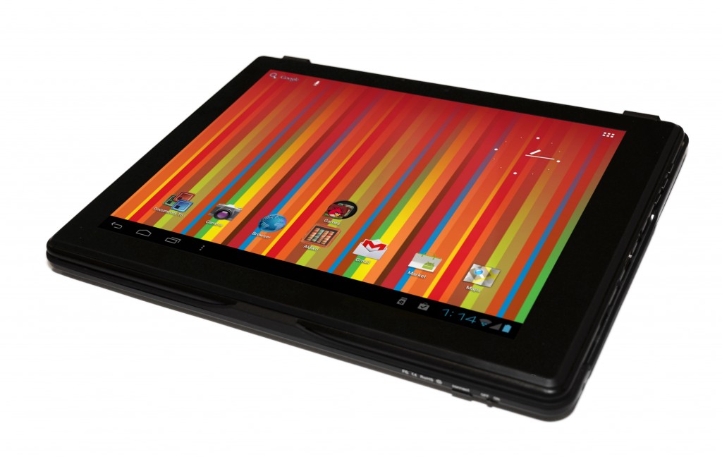 Gem10313bk top showing tablet front angled